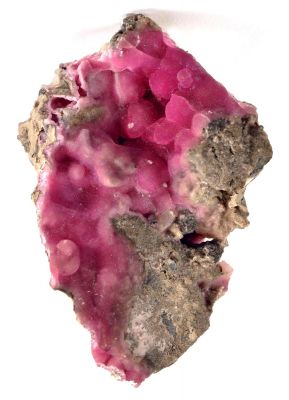 Calcite Included With Erythrite