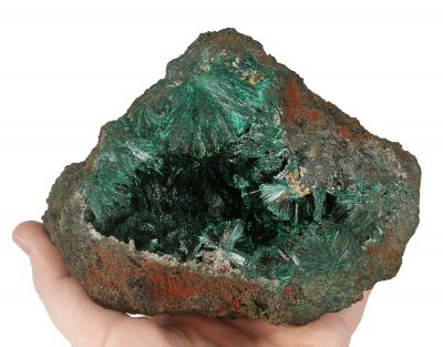 Malachite (Primary Crystals in Two Pockets, Ex Ae Foote)