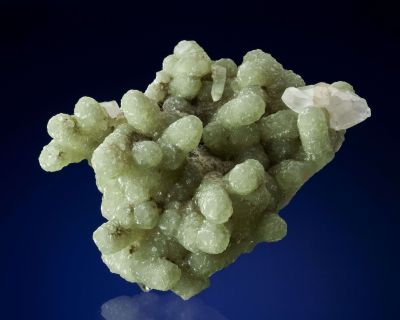 Prehnite Cast After Anhydrite With Calcite