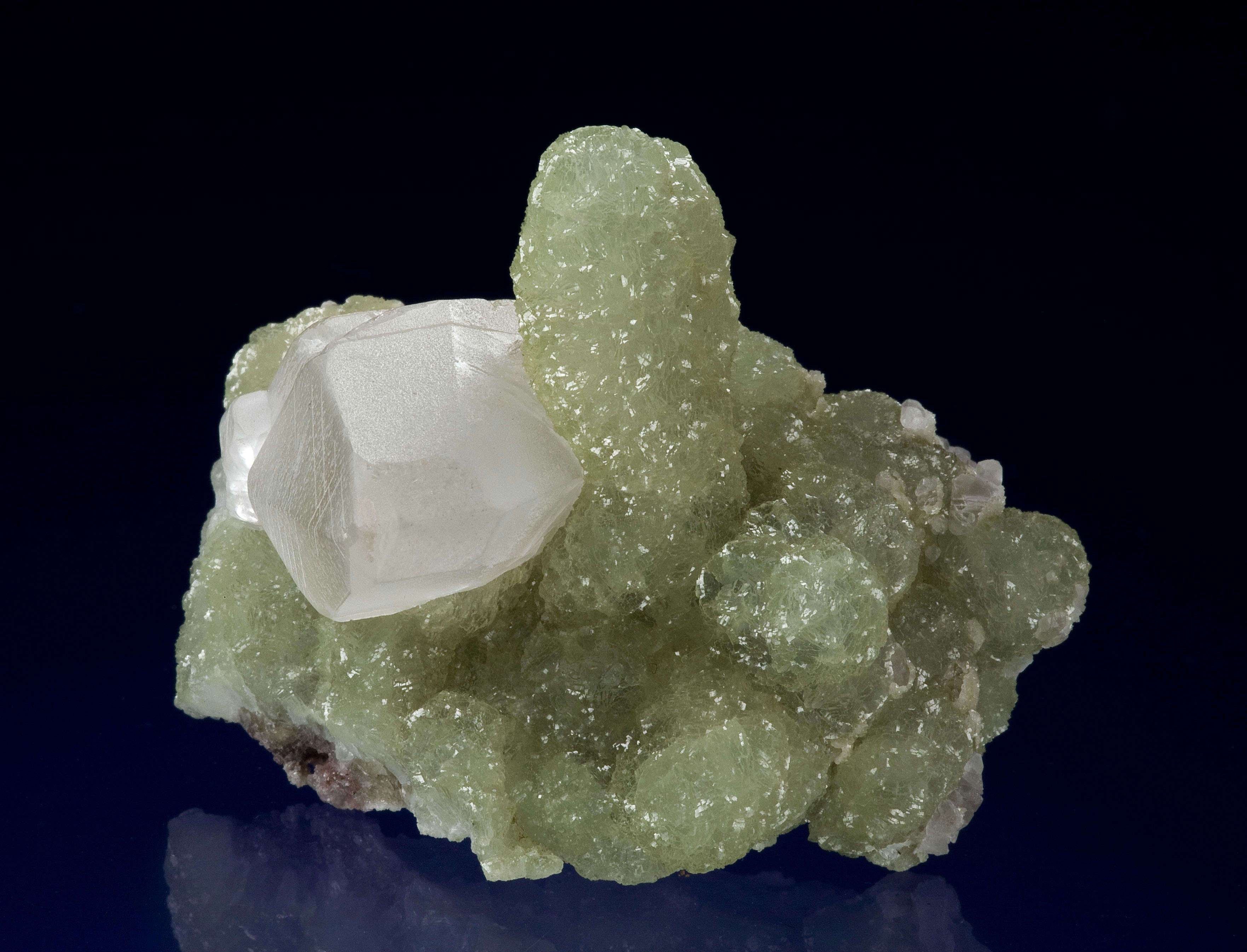 Prehnite Cast After Anhydrite With Calcite - PRNJ-06 - Prospect Park ...