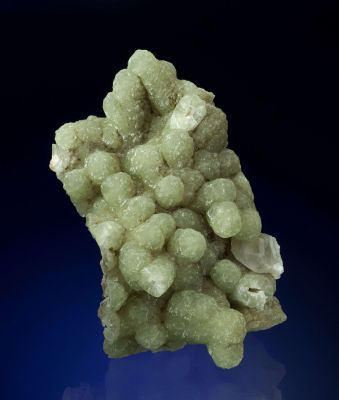 Prehnite Cast After Anhydrite With Calcite