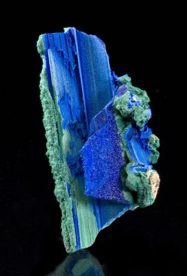 Azurite and Malachite Ps. After Selenite