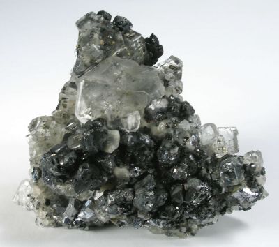Bournonite With Fluorite and Galena