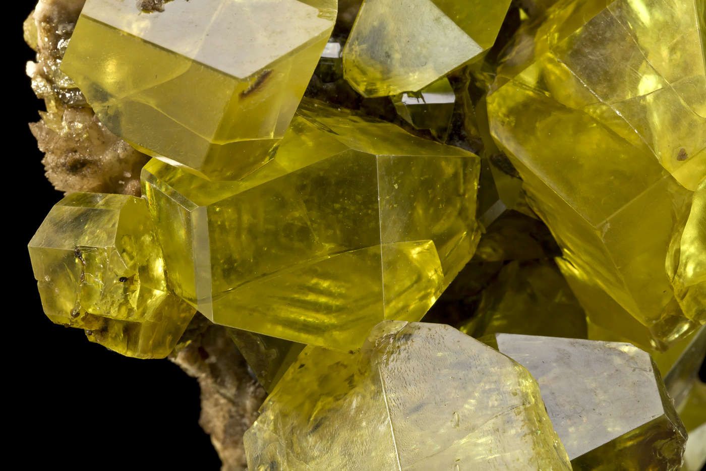 Sulfur With Hydrocarbon Inclusions - TUC12-566 - Cozzodisi Mine - Italy  Mineral Specimen