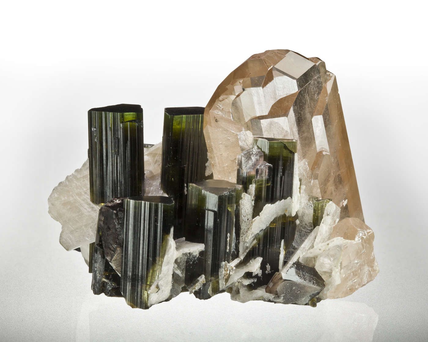 Dalas 61g Natural Green Tourmaline Crystal Rough Stone Cluster Specimen 