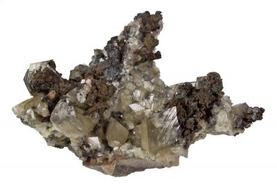 Smithsonite With Copper (Rare Association)