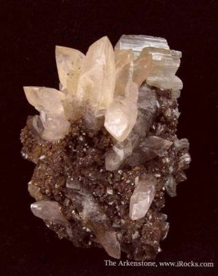 Smithsonite Var. Cobaltian With Cerussite