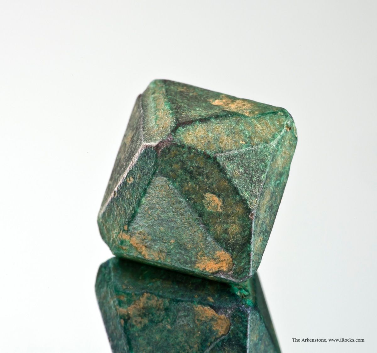Perfect, Single Cuprite (Altering to Malachite)| iRocks Fine Minerals