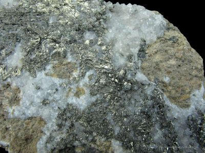 Sylvanite (Type Locality, Pre-1800) With Calcite