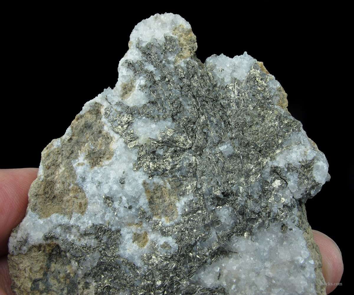 Sylvanite (pre-1800!) with Calcite | iRocks Fine Minerals