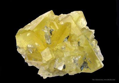 Fluorite With Calcite, and Baryte Inclusions