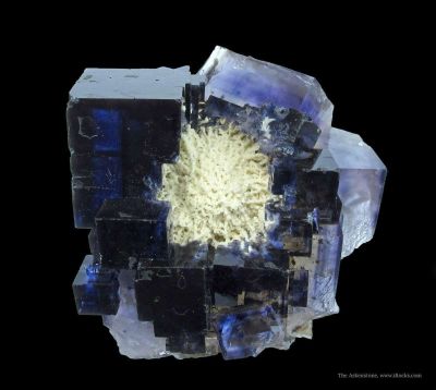 Fluorite and Baryte With Fluorite Overgrowth