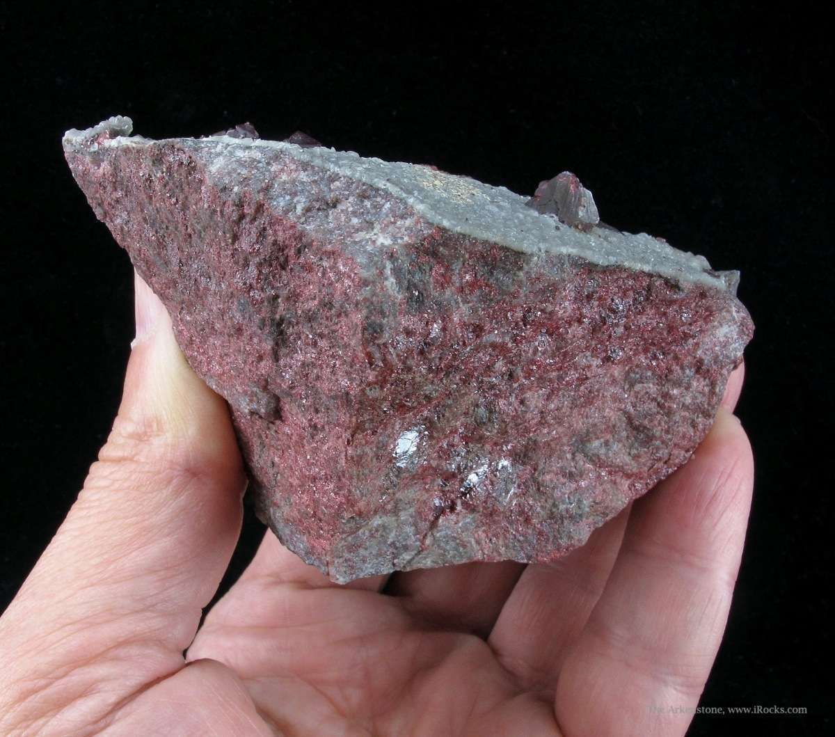 Spain One mineral Cinnabar mineral specimen Almaden mines 3 to 3,5cm 