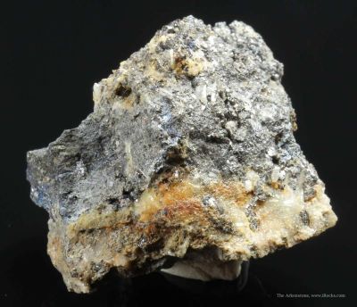 Semseyite Intergrown With Sphalerite