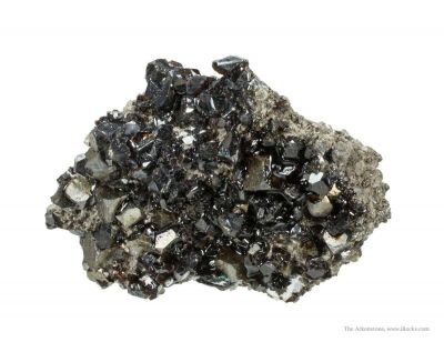 Galena, Sphalerite With Hydrocarbon Coating