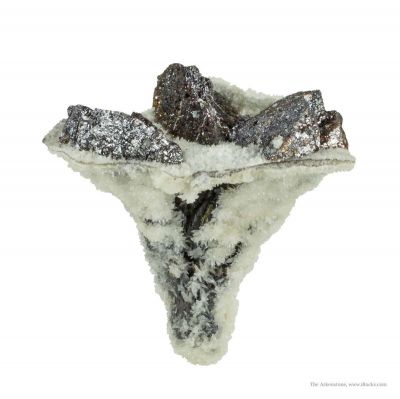Sphalerite on Calcite "Pinnacle"