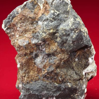 Arseniopleite with Braunite, Calcite, and Quartz