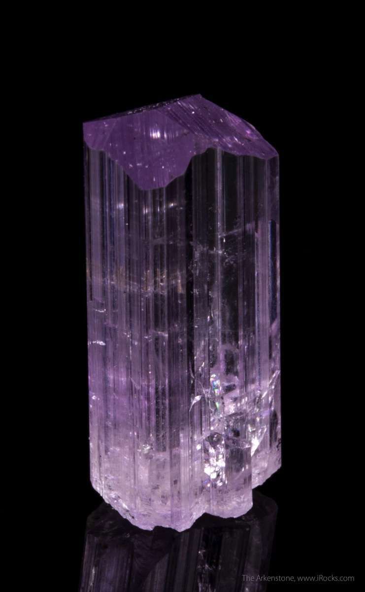 Fluorescent Purple Scapolite Var Marialite Crystal
