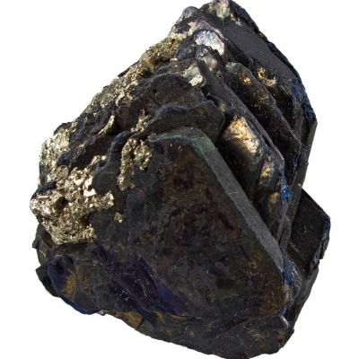 Covellite with Pyrite