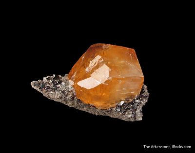 Calcite (twinned) with Sphalerite