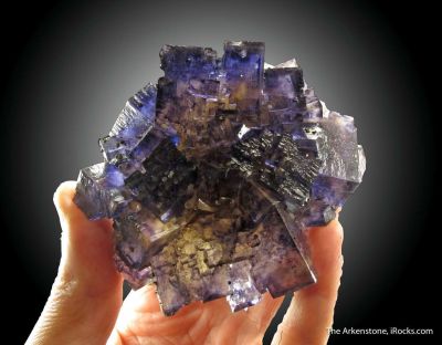 Fluorite (fl) and Chalcopyrite with Calcite
