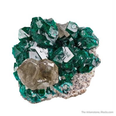 Dioptase and Cerussite