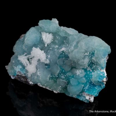 Adamite (Cuprian and REE-enriched) with Smithsonite