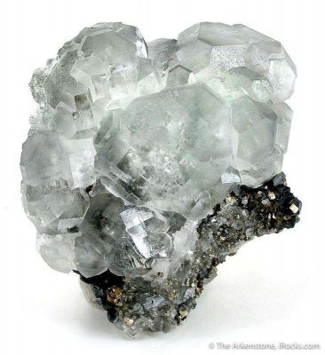 Fluorite With Sphalerite and Minor Pyrite