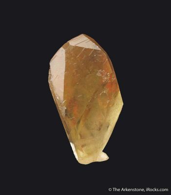 Fluorite (rare form) with Cinnabar - illustrated