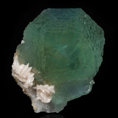 Fluorite with Dolomite and Quartz