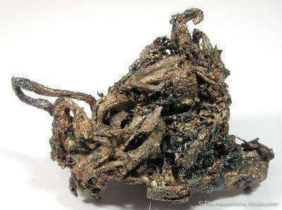 Silver Wire With Acanthite