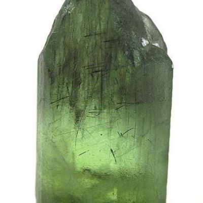Peridot With Ludwigite Inclusions