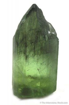 Peridot With Ludwigite Inclusions