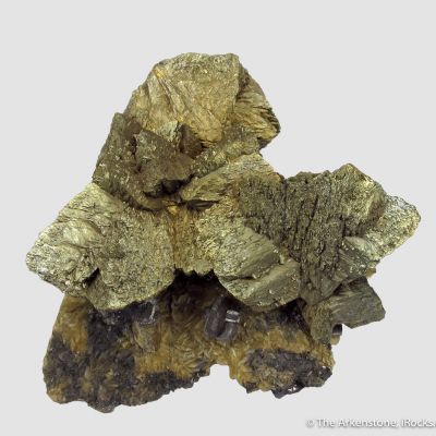 Chalcopyrite with Galena and Siderite