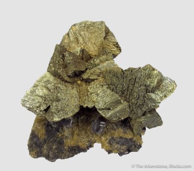 Chalcopyrite with Galena and Siderite
