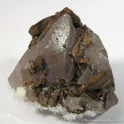 Copper In Calcite (Ex. Brown Univ.)