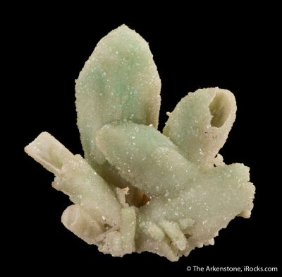 Smithsonite ps. after Azurite with Mimetite
