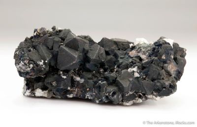 Chalcocite replacing Galena with Dolomite, Cerussite, Quartz 