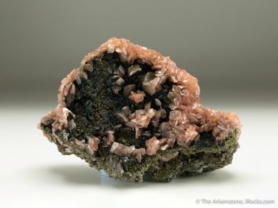Smithsonite var. Manganoan Smithsonite with Pyrite