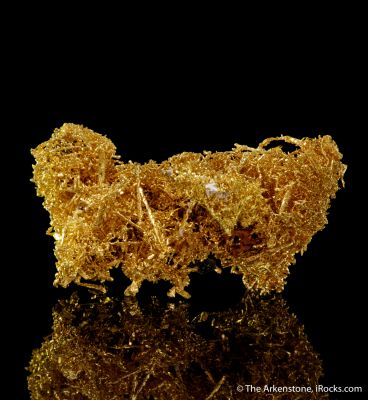 Wire Gold with Ferberite