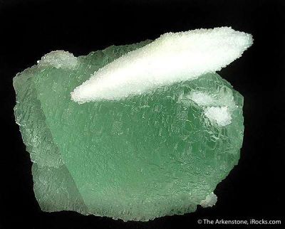 Fluorite With Quartz Ps. After Calcite