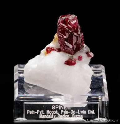Spinel on marble