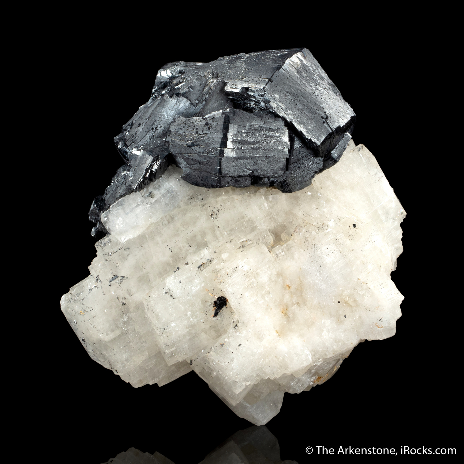 Hematite, well formed lustrous crystal. Itabira, Bahia, Brazil