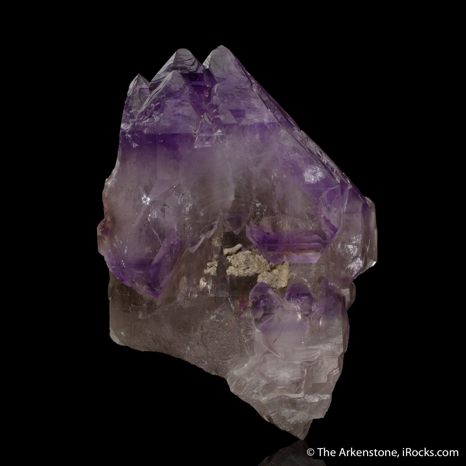 Iron out for cleaning quartz crystals #hansencreek #amethyst #scepter
