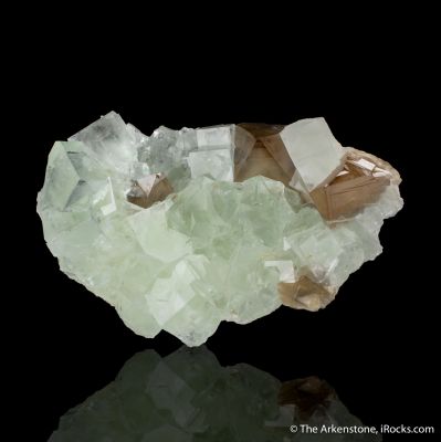 Scheelite with Fluorite