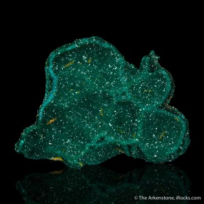Dioptase cast after Dolomite with Wulfenite